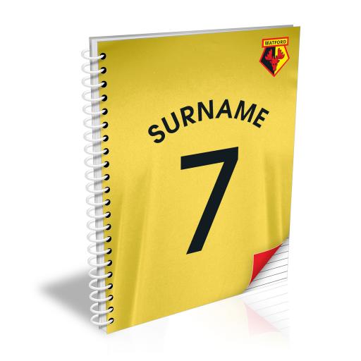 Watford FC Shirt Notebook