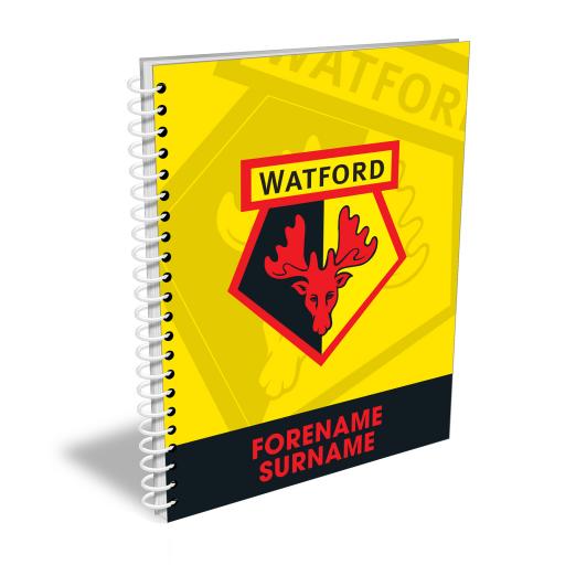 Watford FC Bold Crest Notebook