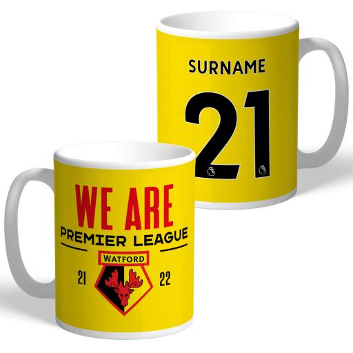 Watford FC We Are Premier League Mug