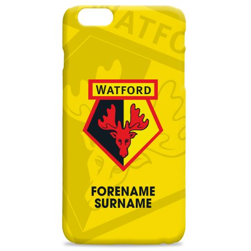 Watford FC Bold Crest Hard Back Phone Case